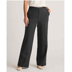 NWT!  Quince Ultra-Stretch Ponte Trouser, Black, Size 0